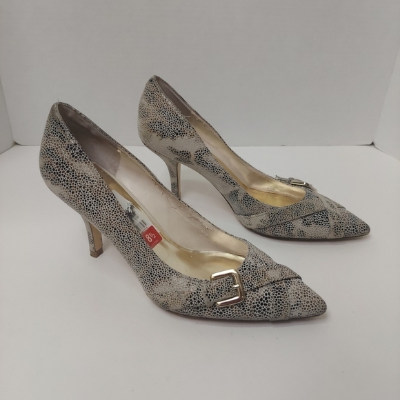 INC International Concepts Shoes - INC International Concepts Women’s Snakeskin Pointed Toe Pumps Size 8.5 Heels